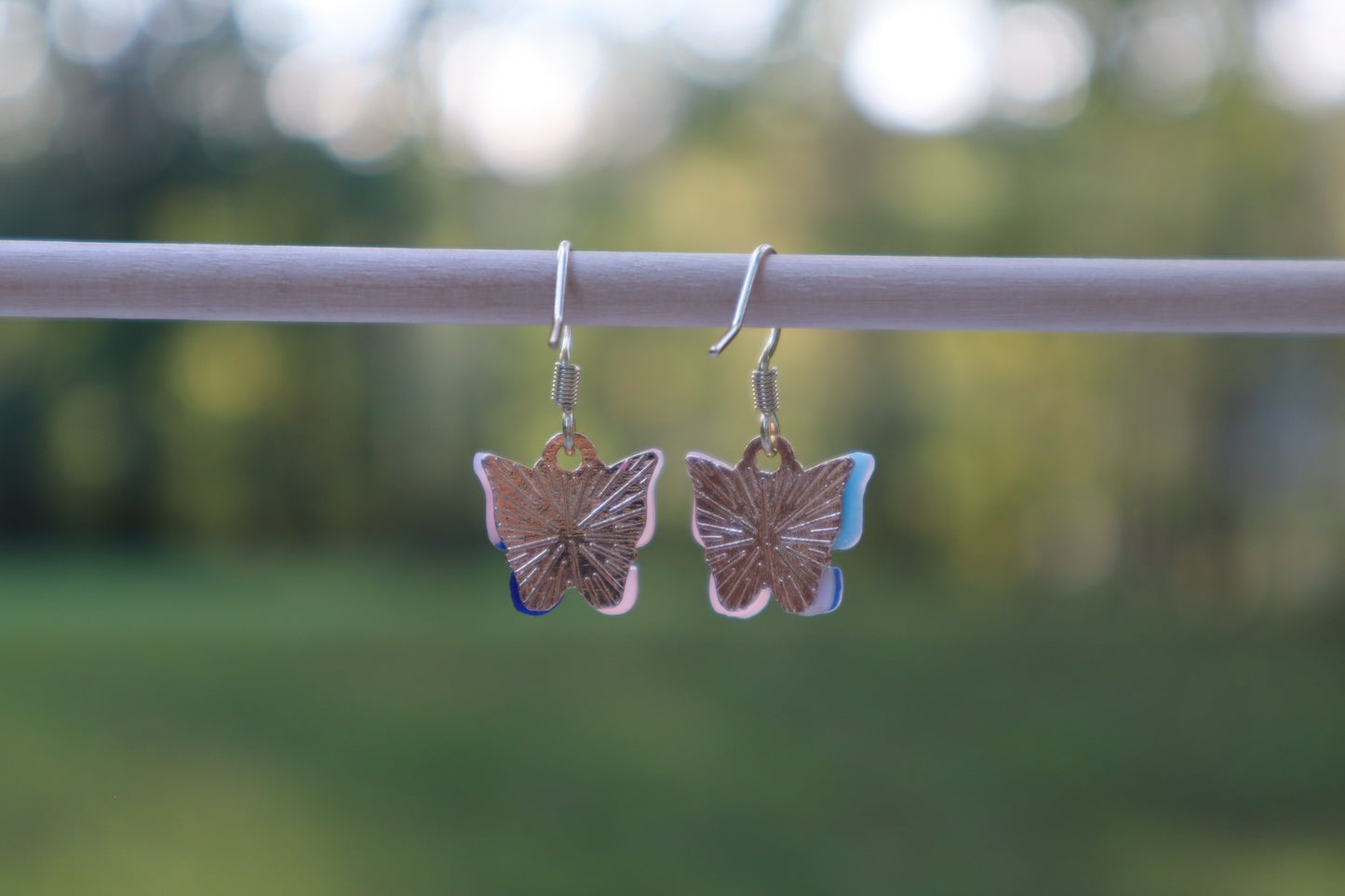 Butterflies- Pink and Blue Spotted