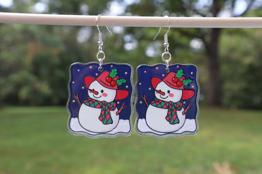 Vintage Christmas (Double Sided Snowman)