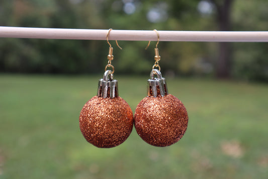 Orange Ornaments (Glittery)