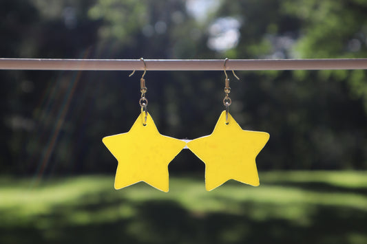 Polymer Clay Yellow Star